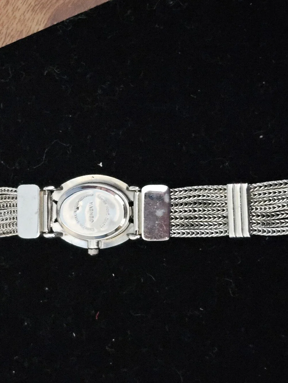 Geneva Silver Filigree Women's Bracelet Watch
